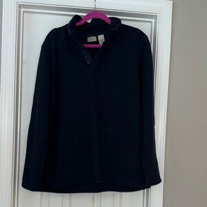 LL Bean pullover fleece top